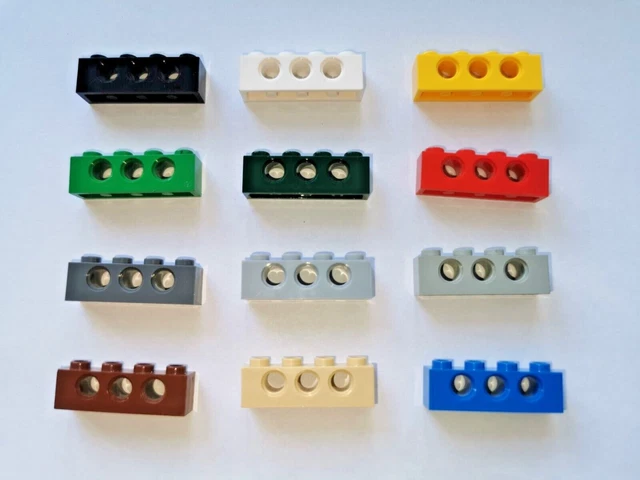 LEGO® TECHNIK TECHNIC Lochsteine 3 Löcher Lochbalken 1x4 FARBE ...