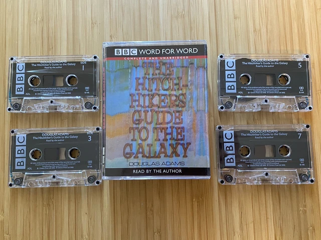 The Hitchhikers Guide to the Galaxy BBC Audio Cassette Tape Read Douglas Adams