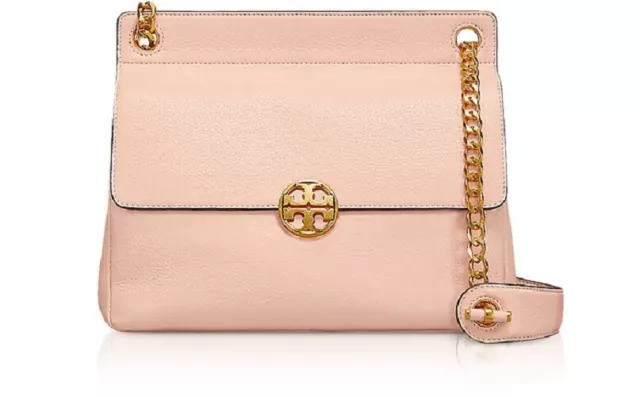 Tory Burch Chelsea Flap Shoulder Bag     Pale Apricot Pink  #30 Nwd