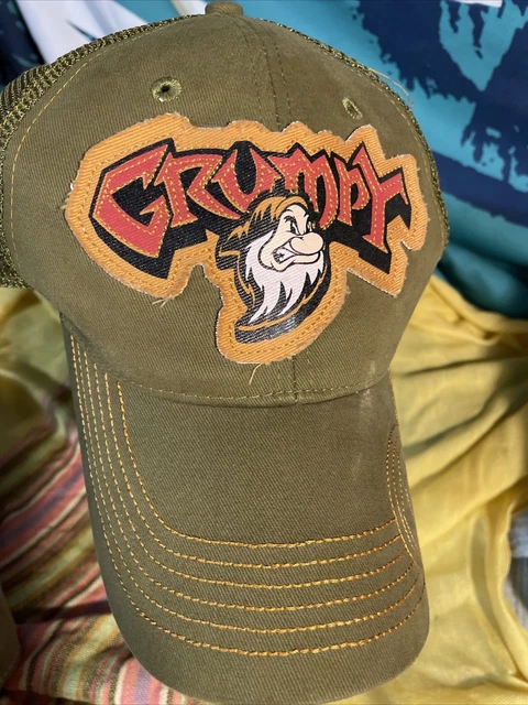 WALT DISNEY WORLD Official Parks Seven Dwarfs Grumpy Hat Tan Adult