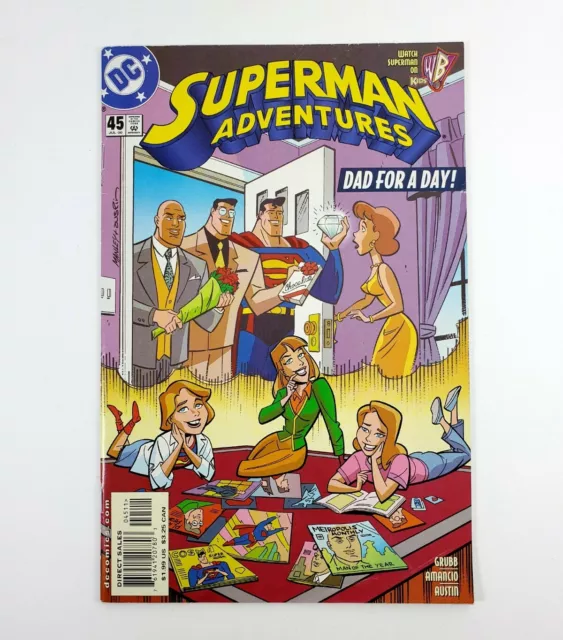 DC Comics Superman Adventures #45 Dad for a Day July 2000