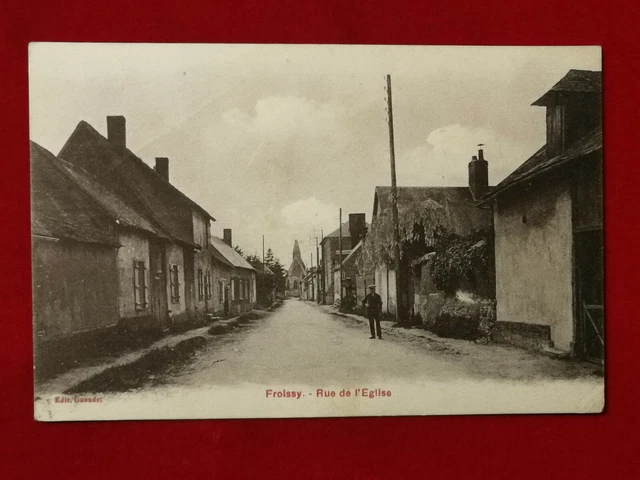 CPA 60 FROISSY - Rue de l'Eglise