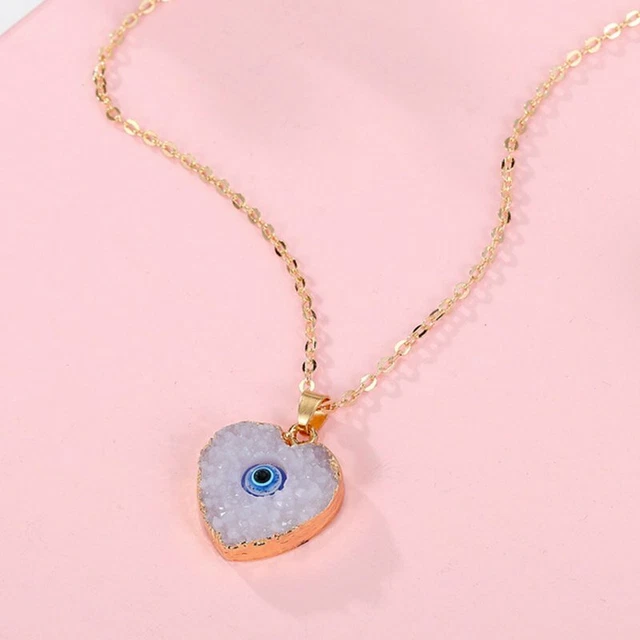Lucky Evil Eye Necklace Turkish Blue Eye Pendant Clavicle Choker Women Jewelry