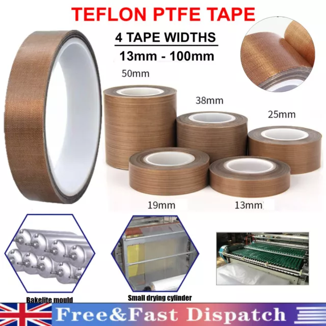 10m-High Temperature Resistant Self Adhesive Teflon Tape PTFE Tape Vacuum Sealer