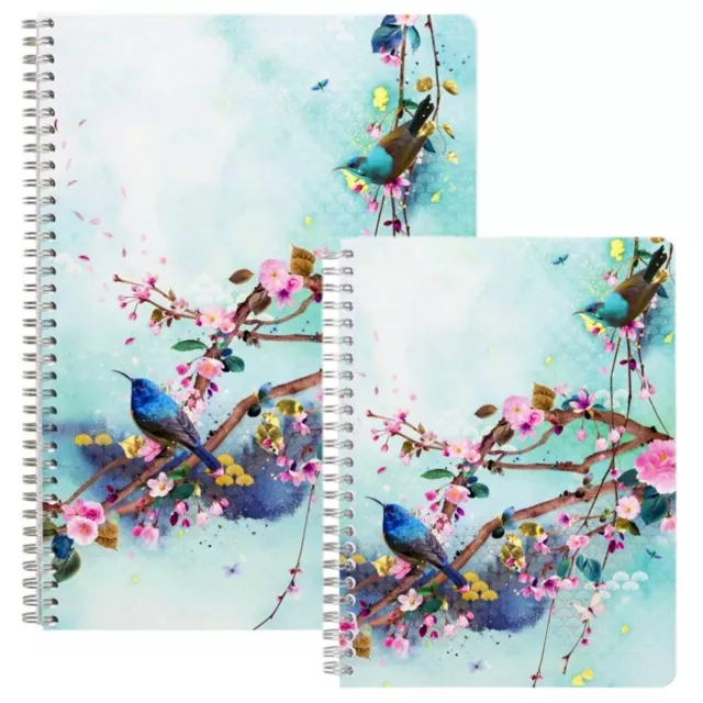 Clairefontaine Dream Spiral Notebook Journal 148 Lined Pages: Bird Blossom A5/A4