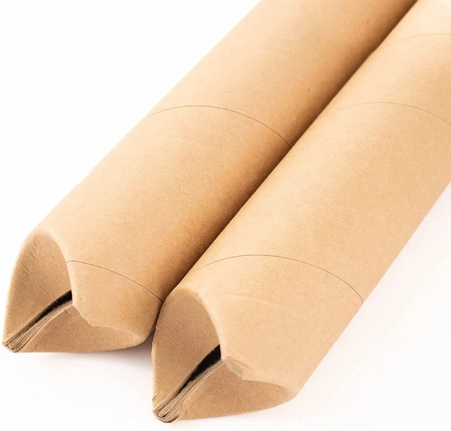 MagicWater Supply 3 inch x 24 inch, Mailing Tubes with Snap Seal (2 Kraft