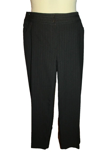 Pantacourt Femme Armand Thiery Taille 38 - En Lyocell, Gris, Occasion Très Bon état, Fermeture éclair