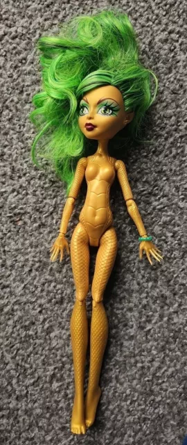 Monster High Doll Jinafire Long Scaris City of Fright unvollständig KEIN SCHWANZ