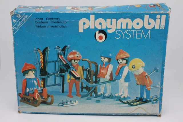 PLAYMOBIL LOT 14 Accessoires Neige Sport Hiver Grosse Luge Ski Bâton