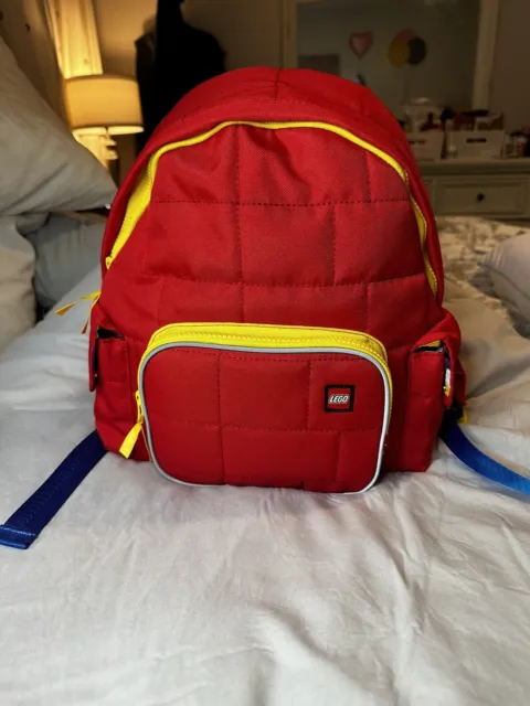 Lego Target Exclusive Red Quilted Puffer Kids/ Adult mini Backpack Limited NWT