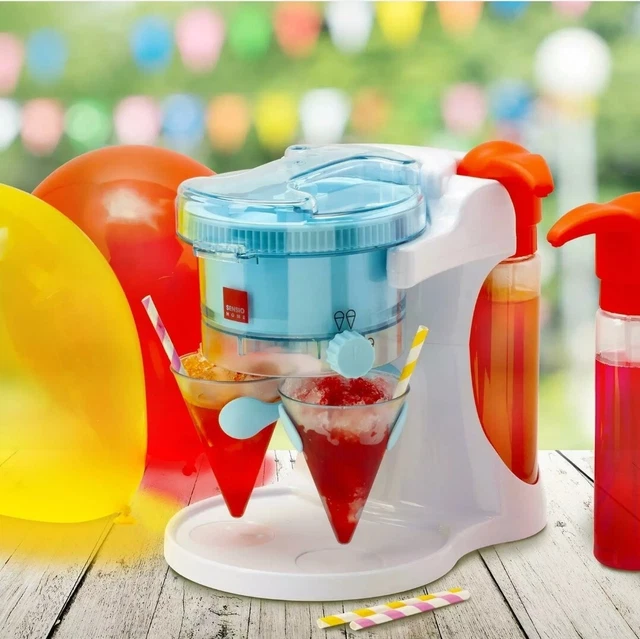 Sensio Home Sweet Treats Snow Cone Slushie Cocktail Maker Gift Set 2