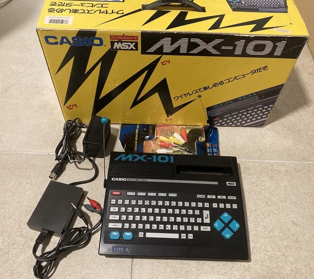 Ordinateur Casio MSX Computer MX-101 (Type B) - Import Japon - Boîte D'origine
