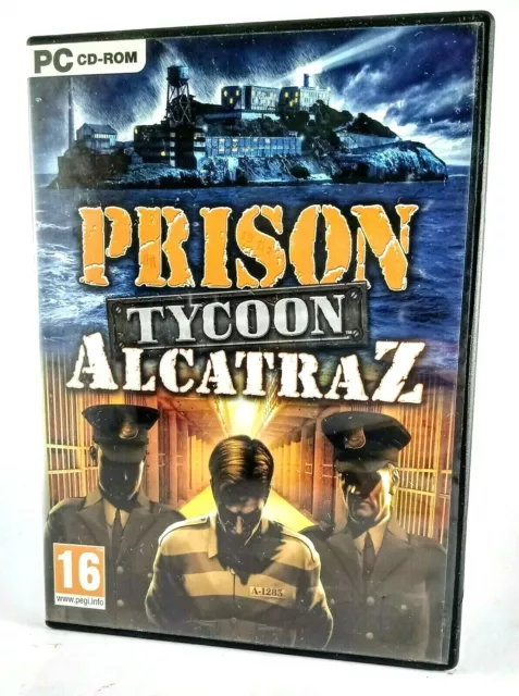 PRISON Tycoon Alcatraz Game (PC) CD ROM - Rated Pegi 16 Win XP/Vista/7