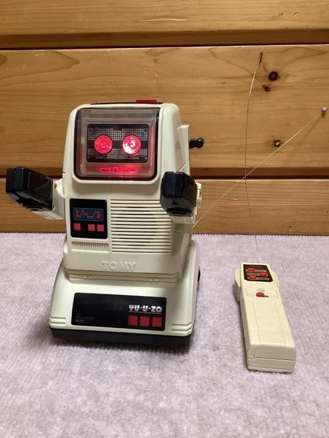 TOMY YU-U-ZO CD Recorder Robot Vintage 1980s Japan Showa Retro