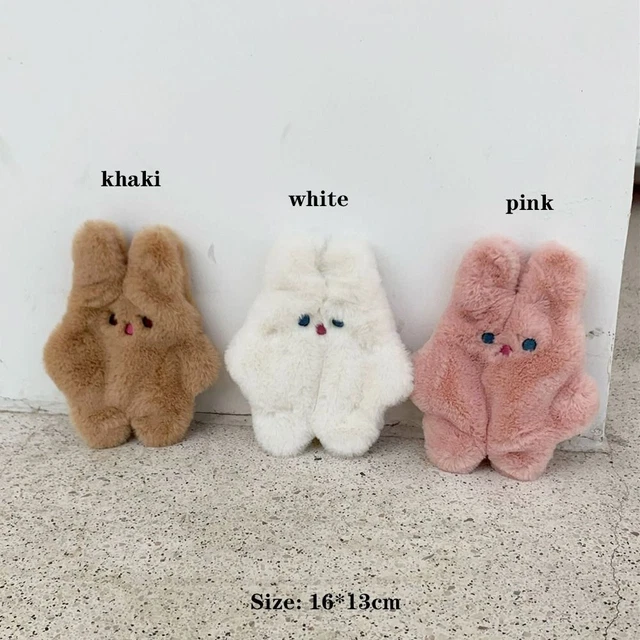 Lapin en peluche Sacs à monnaie Sacs d'animaux Clés de carte cas Pochette 2