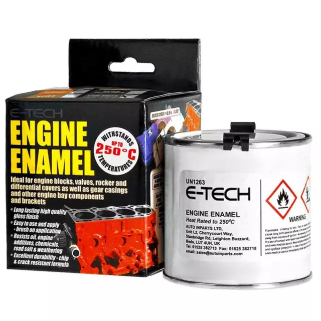 BLUE Engine Enamel Paint For Car Motorbike High Heat Resistant 250ml