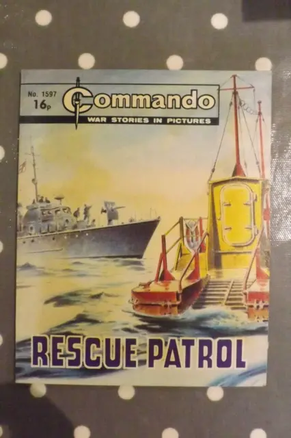 COMMANDO COMIC WAR STORIES IN PICTURES No.1597 RESCUE PATROL GN2467