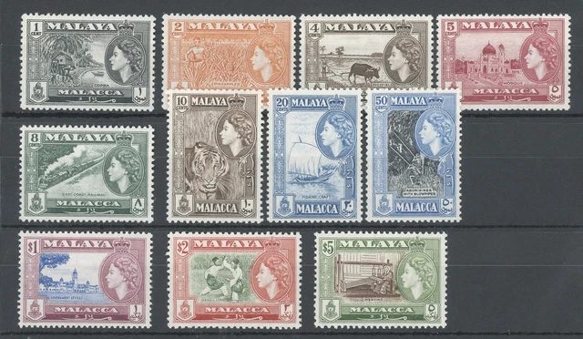 1957 Peddigrohr - STANLEY Gibbons N.39/49 - Serie Von 11 Werte - MNH