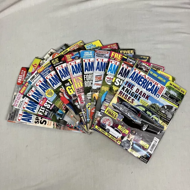 Classic American Cars Magazine - Bundle of 12 Issues Complete Year From 2017