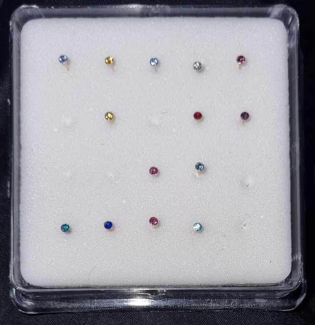 Moodtherapy | Jewelry | 2pcs 925 Sterling Silver Ball Nose Rings L Shaped Studs 2g 9g 18g 16g