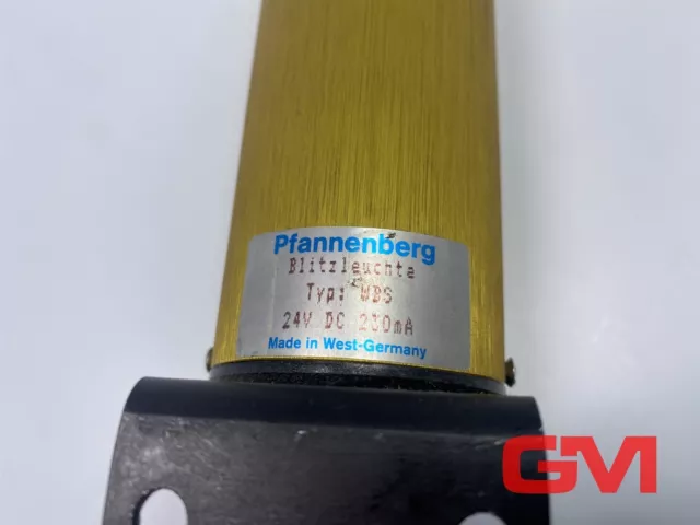 Pfannenberg Blitzleuchte WBS flashing light Leuchte gelb yellow 24VDC 230mA 2