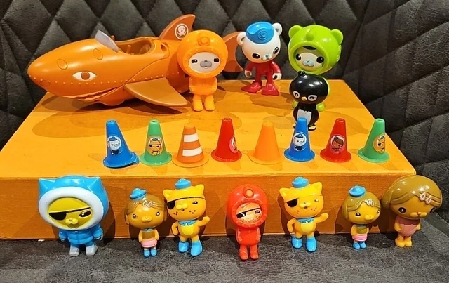 OCTONAUTS ORANGE TIGER Shark Kwazi Mattel Bundle 11 Figures And Some ...