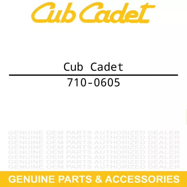 CUB CADET 710-0605 Screw 1/4 20 X 1.825 SC S621 PS520 PR521 P418 E899E E898O124