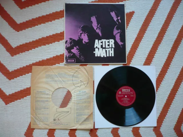 The Rolling Stones Aftermath Vinyl UK 1966 Decca Unboxed Mono 1st Press 5B/6A LP