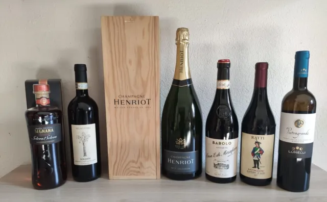 Henriot Barolo Lazzarito 15 Segnana Dogliani Ratti 20 Lunelli 19 Ferrari 16