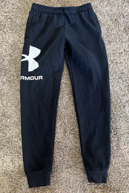 Under Armour Boys Youth Joggers/Sweat Pants ~ Size Large ~ Black