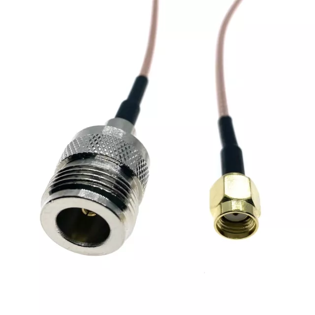 N female jack to RP-SMA male plug RF Pigtail Coax Coaxial RG316 Connector Cable