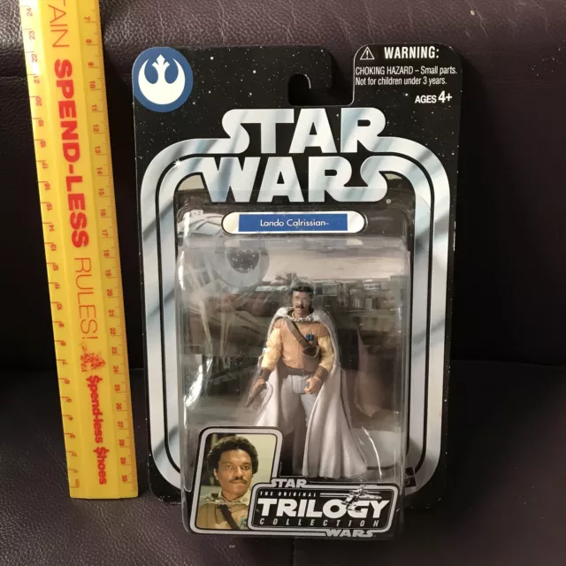 Vintage Star Wars Lando General Trilogy Collection Otc Action Figure Hasbro Moc