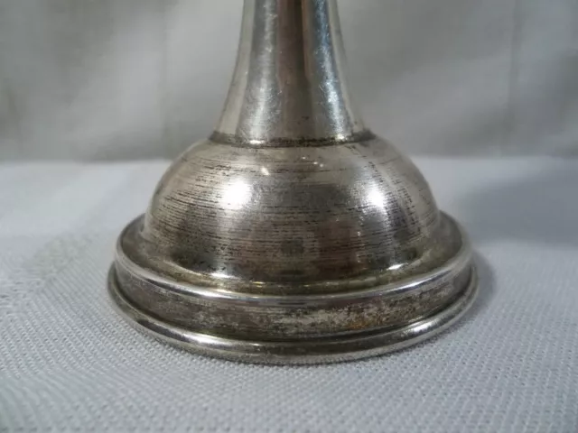 Large Solid Silver Russian "Charka Cup" Menorah Etched Chalice Signed 84 COL 3