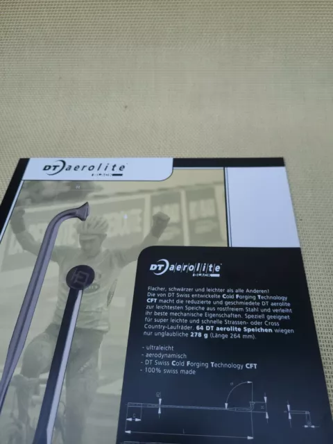 DT Aerolite Spokes Cold Forging Technology CFT 278 Grams