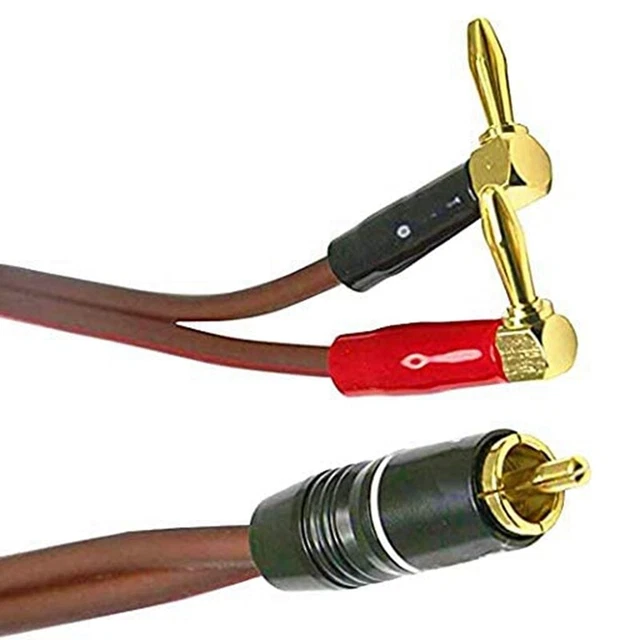 Paire De Câbles Enceintes Nordost Fil Ruban Violet 2 M - Banane/Banane (Jamais Utilisés)