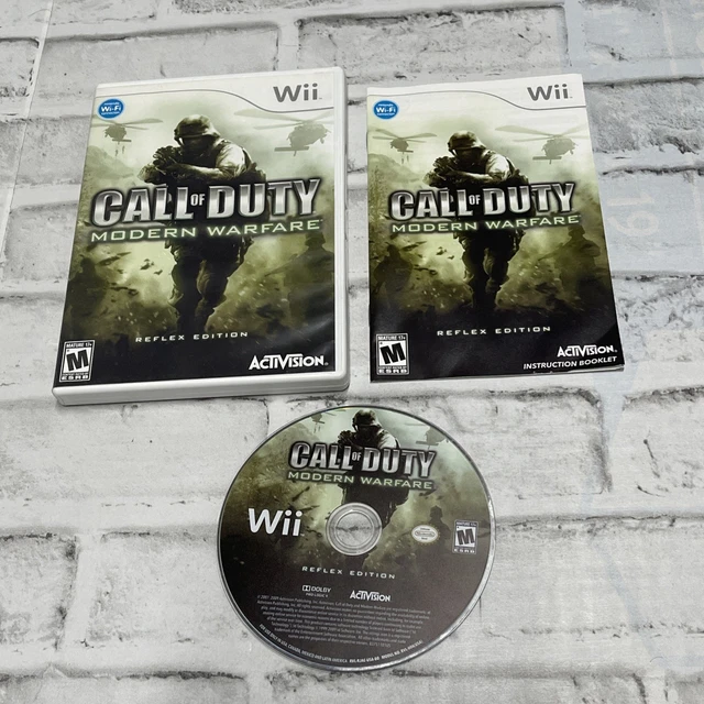 NINTENDO WII CALL of Duty Modern Warfare Complete w/ Manual