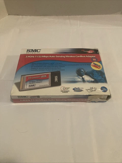 Carte Réseau WiFi Belkin F5D9010 Wireless G Plus MIMO - PCMCIA Pour PC Portable