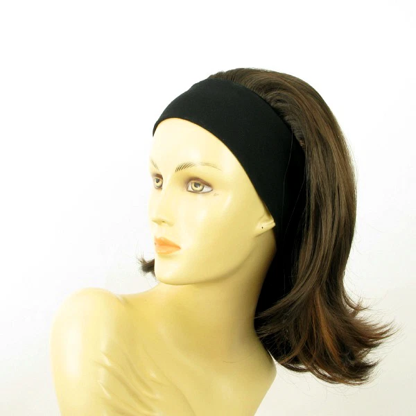 Turban Chimio (perruque) Avec Bandeau - Couleur Blond Foncé Cuivré AMANDA - Taille G27 - Neuf Avec étiquettes