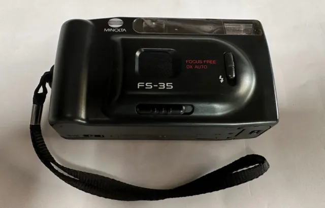 VINTAGE Minolta FS-35 Focus Free DX Auto 35mm Film Camera