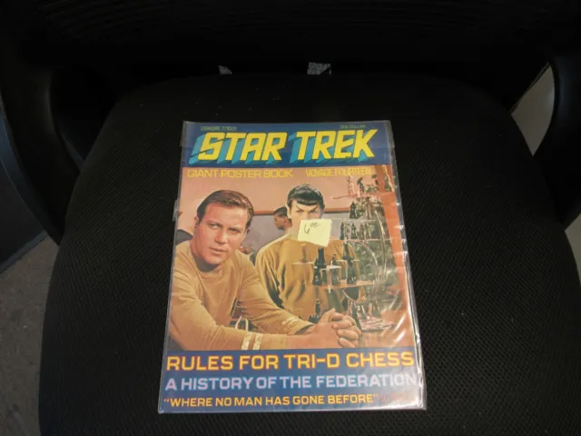1976 STAR TREK Original TV Giant Poster Book Voyage FOURTEEN Spock KIRK Shatner