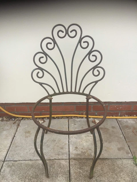 Used wrought clearance iron chairs