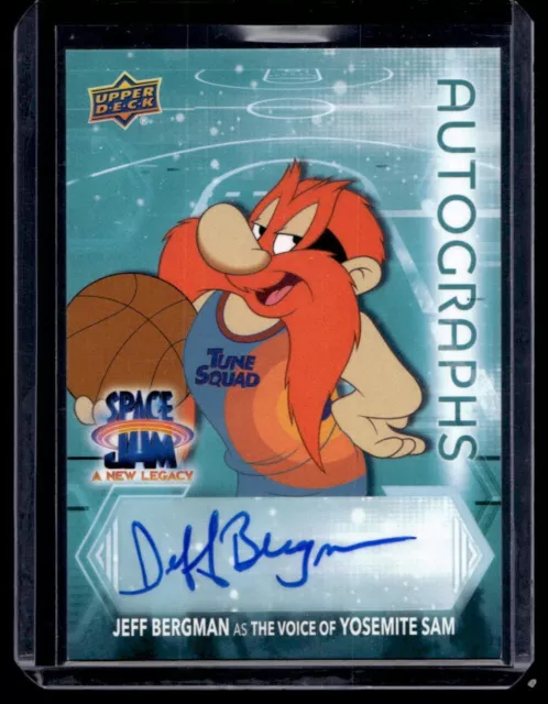 Jeff Bergman as Yosemite Sam Auto 2021 UD Space Jam Looney Tunes Autograph