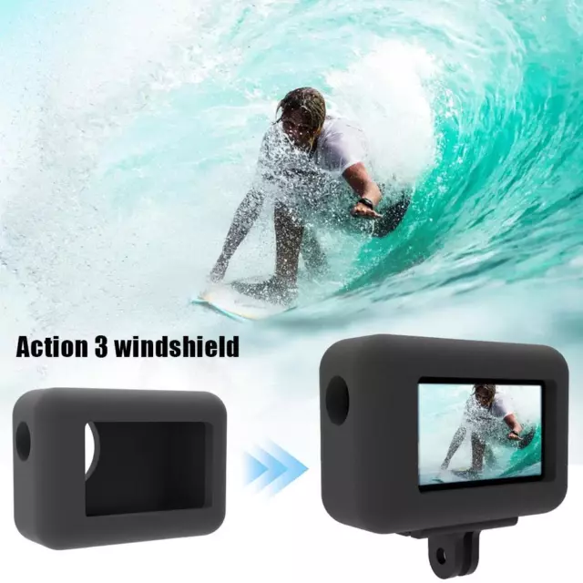 Camera Soft Wind Muff Sponge Case Cover for DJI OSMO Action 3 Camera,