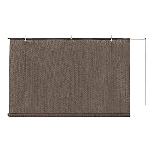 PHI VILLA Outdoor Roll up Blinds Shade Roller Shade Pull up 8ft × 6ft Down Pr...