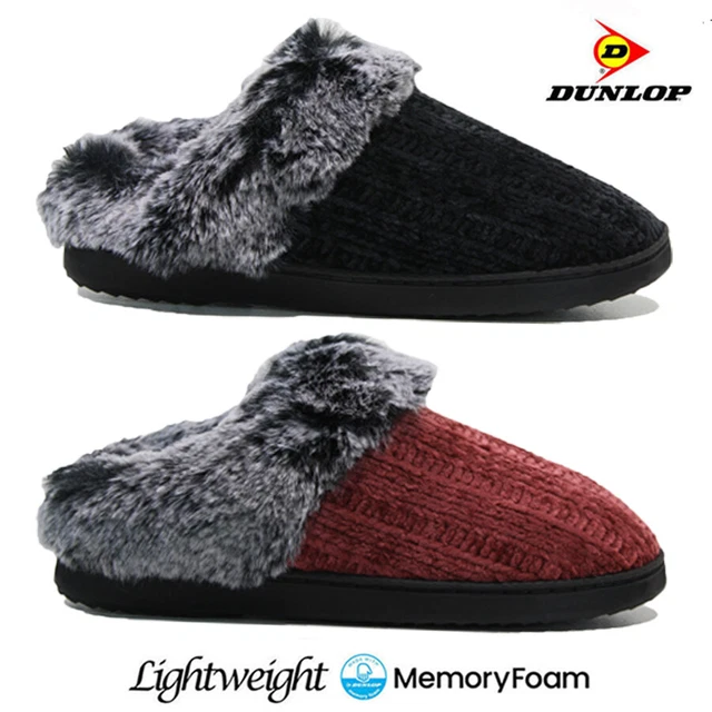 DUNLOP PREMIER COLLECTION ladies slip on slippers with 10.00