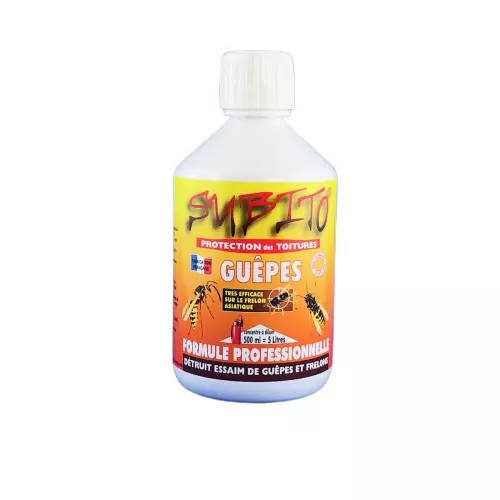 Subito Guepes Toitures Concentré 500 ML Insecticide - 500ml pour 5 litres d'eau 3