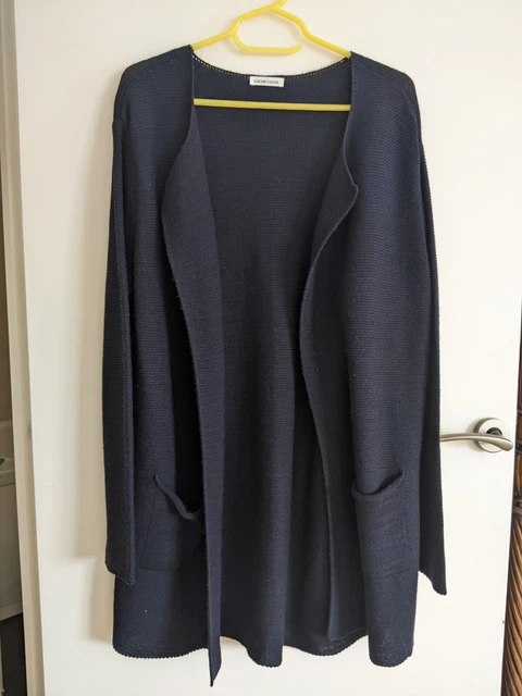 Veste En Jean Coton Bleu Alain Manoukian Taille 42 - Occasion Très Bon état, Manches Longues, Col Classique
