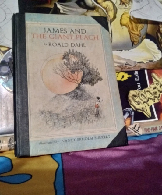 JAMES AND THE GIANT PEACH by ROALD DAHL 1961 First Edition Ex Library ...