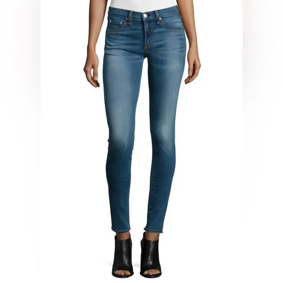 NWT Rag & Bone Women’s High-Rise Skinny Indigo Wash Jeans | Sz 23, 24, 25