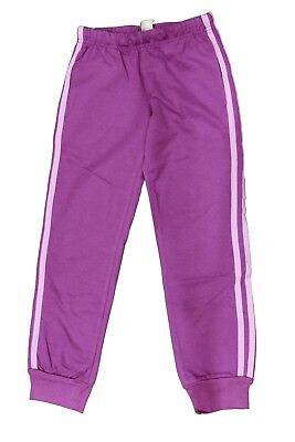 Pantalone lungo di tuta da bambina viola rosa Adidas junior sport palestra moda